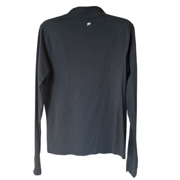 Fabletics Women's Black Long Sleeve Quarter-Zip Pullover Size L - Picture 4 of 6